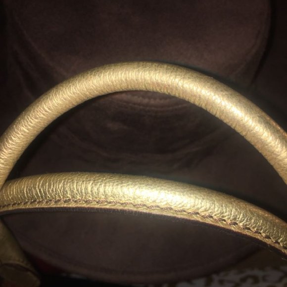 Valentino leather and linen satchel - Picture 10 of 11